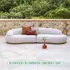 Juego de Sofá de Ocio para Exteriores Patio Villa Hotel B&B Terraza Paisaje Muebles de Exterior Combinación Modular