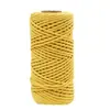 Cuerda de poliéster-algodón, cuerda de algodón colorida, cuerda para tejer manualidades, cuerda de tracción, paquete de material para tapicería, accesorios de cuerda de algodón, venta al por mayor