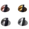 Tapón Magnético Silencioso para Puerta de Vidrio con Forma de Tortuga de Acero Inoxidable, Tapón de Puerta Semicircular de Doble Uso sin Taladro, Bloqueador de Puerta Engrosado Anticolisión