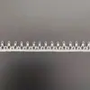 Encaje Ropa Infantil Adorno de Falda DIY Accesorios de Hilo Dorado Código de Barras Pequeño de un Solo Lado Encaje Bordado Soluble en Agua Encaje Dorado