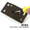 Ruedas con resorte color champán para puertas corredizas de armario de estilo antiguo, rodillos para puertas corredizas, levas superiores e inferiores para puertas de empujar y tirar, rodamientos silenciosos modelo antiguo