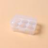 Ocho huevos en caja empapados en agua se vuelven súper suaves, húmedos y secos, huevos de belleza para maquillaje, tres, cuatro, seis, caja de polvos