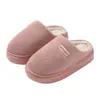 Pantuflas de Algodón para el Hogar de Pareja para Mujer Otoño/Invierno Suela Gruesa Felpa Cálidas Antideslizantes para Interiores Pantuflas de Algodón para Hombre Invierno Venta al por Mayor