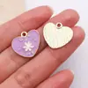 Acessórios para Joias DIY Liga Esmaltada Série Dia dos Namorados Buquê de Corações Pingentes Pulseiras Colares Chaveiros Charms