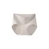 Ropa interior de algodón crudo Clase A para mujer, algodón puro 10a, antibacteriana, de cintura media, transpirable, totalmente de algodón, entrepierna extendida, hipoalergénica, tanga para mujer que se ajusta a las caderas
