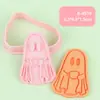 Molde para Galletas Fantasma de Halloween Herramienta para Hornear Galletas Molde Estéreo 3D Simulación de Fondant