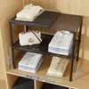 Zapatero divisor en capas retráctil ahorrador de espacio artefacto de almacenamiento de zapatos estante de doble capa para zapatos gabinete partición zapatero
