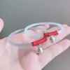 Pulseira de calcedônia de gelo selecionada cuidadosamente para atacado, pulseira de ágata para mulheres, anel pequeno empilhado com tiras finas, pulseira de luar branco, estilo antigo