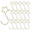 Los Ganchos para Guirnaldas de Navidad Más Vendidos de Amazon para Uso en el Hogar, Nuevos Ganchos Metálicos en Forma de Estrella con Cuentas para Decoración Navideña