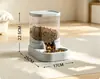 Comedero automático para gatos, dispensador de comida para mascotas, dispensador de agua para perros, botella de agua no eléctrica, suministros de cuenco de comida para gatos