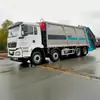 Camión compactador de basura trasero Jianghuai 9-10 con mecanismo de vuelco opcional para la recolección y transporte de basura sanitaria