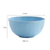 Bol de Paja de Trigo Transfronterizo Bol para Arroz Bol Doméstico Plástico Resistente a Roturas Bol para Fideos Instantáneos Dormitorio Celebridad de Internet Bol para Sopa Fabricante Venta al por Mayor