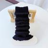 Nuevos Calcetines de Otoño e Invierno 2025 para Mujer, Calcetines Maillard de Otoño e Invierno, Cubrepiernas JK de Punto Blanco Leche, Engrosados y Cálidos para la Nieve
