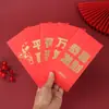 Sobres Rojos Personalizados con Diseño del Año del Caballo, Logo Estampado en Oro, Artículos Personalizados para Fiestas y Bodas, Sobres Rojos para Bloquear la Puerta en Bodas
