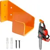 Suporte de Parede para Motosserra de Uso Pesado para Oficina e Jardim para Rack de Armazenamento Suporte de Gancho Preto Laranja Fujian
