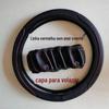 Capa para Volante de Carro, Venda Quente Transfronteiriça, Capa Elástica de Fibra de Carbono para Volante Sem Anel Interno, Universal para Todas as Estações, Acessórios