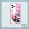 Capa de Celular Ferroviária Cúpula Estrelada para Apple 16Promax Capa de Celular Transparente para Iphone15Pm Capa Protetora de Menina Anime