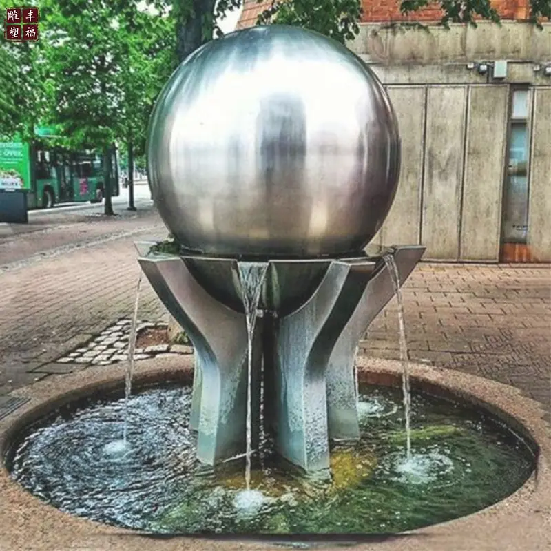不锈钢喷泉水景定制2