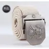 Ventas Directas de Fábrica lote de una pieza logo de águila personalizado cinturón de lona grueso para hombre cinturón de hombre cinturón