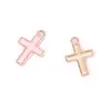Acessórios para Joias de Liga de Zinco DIY Mini Pingente de Cruz Esmaltado Colar Chaveiro Charme Decorativo Venda Quente Transfronteiriça