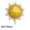 Nuevo producto transfronterizo: globos de mariposa estilo ins, globos de coche de princesa, globos de flores, globos de corona de Navidad, globos de cumpleaños