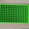 Bandeja de Hielo de Silicona con 160 Cavidades para Hielo Triturado 1cm Cubo de Hielo Caja de Hielo Máquina de Hielo Molde de Bandeja de Hielo de Silicona