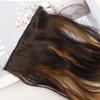 Conjunto de cuatro piezas de peluca, conjunto de cuatro piezas de cabello rizado con clip, conjunto de cuatro piezas de peluca de cabello rizado de comercio exterior, conjunto de cuatro piezas de peluca con ondulación de agua
