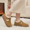 Zapatos de Algodón para Mujer, Zapatos Estilo Nuevo Birkenstock, Botas de Nieve Cálidas, Botas Cortas Cómodas, Botas Forradas de Felpa y Engrosadas, Botas de Algodón con Suela Suave