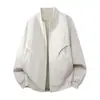 Chaqueta de hombre estilo americano transfronteriza, nueva versión coreana de primavera y otoño, holgada y versátil, talla grande, chaqueta de béisbol casual de moda