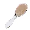 El Fabricante Proporciona Peine Ovalado con Cerdas Galvanizadas, Elegante Peine Doméstico para Alisar, Masajear y Peinar el Cabello, Cepillo Ecológico con Cerdas Amarillas