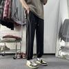 Pantalones de chándal casual pesados para hombre verano 2024 moda americana callejera pantalones con tobillo atado marca de moda holgados deportes pantalones harén