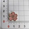 Gravata borboleta rosa galvanizada estilo francês borboleta florzinha rosto sorridente acessórios de plástico DIY capa de celular adorno de cabeça fivela de sapato patch