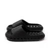 Pantuflas de baño, verano EVA secado rápido, diseño hueco, pantuflas de ducha para interior para hombre, antideslizantes, suela gruesa, pantuflas de pareja