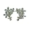 DIY acessórios de hardware latão chapeamento bouquet cor prata acessórios de cabelo antigo material antigo hairpin material