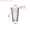 Nuevo estilo ins de nicho Taza apilada vaso de vidrio tallado pagoda vaso de agua con aspecto elegante alivio femenino taza para bebidas frías taza de jugo