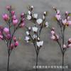Flor Simulada Flor de Magnolia de Múltiples Cabezas Flor de Seda Floral para Mesa de Comedor de Sala de Estar Decoración de Sala de Estar Jarrón Ramo Simulado Venta al por Mayor