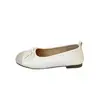 Sapatilhas Quadradas de Salto Baixo para Mulheres, Sapatos Individuais Doces Planos de Couro Sintético Macio, Sapatos Mary Jane para o Trabalho