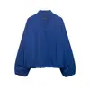 Ropa de mujer de comercio exterior europeo y americano ZA transfronteriza, popular en AliExpress, chaqueta bomber elegante de moda de corte holgado