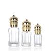 12ml6ml portátil óleo essencial Rolo garrafa de perfume de alta qualidade garrafa de grânulo massagem esfregaço amostra sub-garrafa de vidro