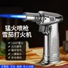 Nueva Antorcha de Chorro de Llama Azul de Alta Temperatura Encendedor de Metal BBQ Moxibustión Encendedor para Encender Carbón de Puro al por Mayor