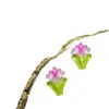 Itens Populares Transfronteiriços: Decorações de Unhas Artísticas Tulipa Cristal de Gelo, Flores Gradientes de Cinco Pétalas, Presilhas de Cabelo DIY, Brincos, Acessórios Atacado