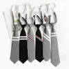 Venta Directa de Fábrica Corbata Gris Negra Tb Estilo Jk Preppy Perezoso Libre Rayas Corbata Pequeña Estilo Pareja Femenina Atada a Mano Masculino