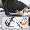 Cortina Parasol para Ventanas Laterales de Coche, Cortina Parasol de Vidrio para Interior de Coche, Protección Solar, Aislamiento Térmico, Cortina de Privacidad para Bebés