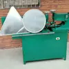 Máquina de corte redondo e prensagem de bordas para placas de alumínio, máquina de dobra de bordas para placas de sinalização triangular de rodovia, máquina de corte totalmente automática para placas redondas