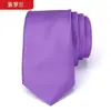 Corbata de Nudo para Hombre Estrecha de 6 cm Moda Estilo Coreano para Mujer Casual de Negocios Estudiante Camisa Profesional para Matrimonio