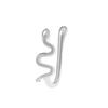 Piercing de Nariz Geométrico em U Não Perfurado Europeu e Americano Cobre Inlaid Zircônia Letras Borboleta Cobra Argola de Nariz Falso Joia
