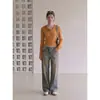 Suéter de punto con capucha estilo coreano para mujer, diseñado para usar en capas en otoño e invierno, con corte ajustado y una silueta favorecedora