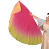 Nuevo Ventilador, Ventilador Cartilaginoso, Miles de Luces y Miles de Colores, Gran Apertura Especial para Danza Espina de Pez Accesorios para Danza con Ventilador Suave