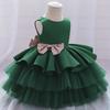 Amazon Vestido Europeo y Americano para Bebé de Un Año Niña Bebé Vestido Esponjoso de Princesa Pastel Niños Pequeños y Medianos Vestido de Cumpleaños Vestido