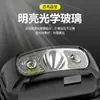 Farol de Indução Carregamento USB Led Autodefesa Montado na Cabeça Luz Forte Pesca Noturna Farol Pequeno Farol Inteligente para Exterior